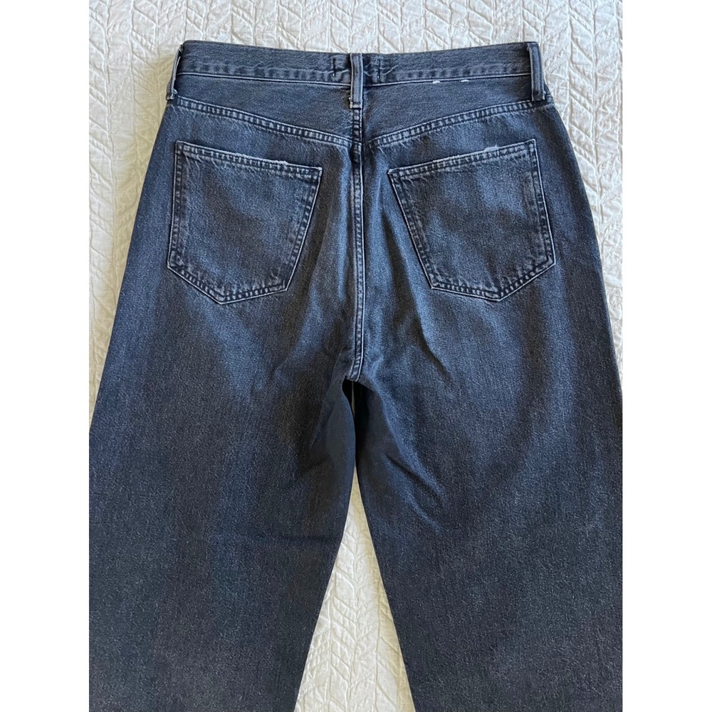 AGOLDE Low Slung Baggy 27 Paradox Faded Black Wide Leg Jeans - Picture 8 of 8